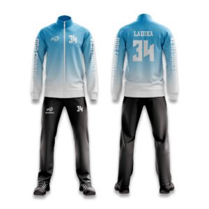 Sky Blue & Grey Sublimated Custom Warmup Set