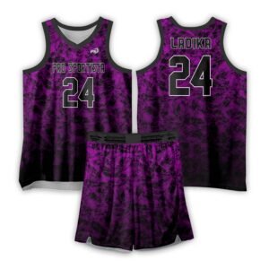 Purple Basketball Uniform – Premium Sublimated Set
