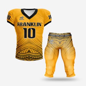 American Football Uniform Tribal Pattern