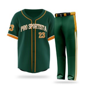 Green & Yellow Baseball Uniform Set – Pro Sportista