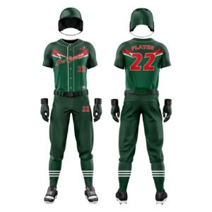 Green Baseball Uniform – Custom Team Set