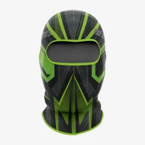 Lime & Black “Velocity Grid” Performance Athletic Balaclava