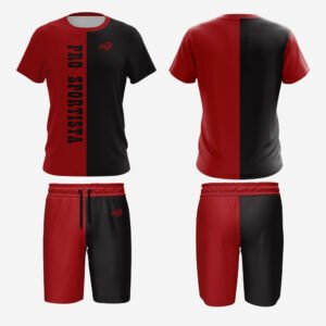 Custom Red & Black Split Performance Set