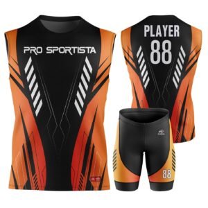 Pro Sports Flag Football Set – Orange & Black Speed Edition