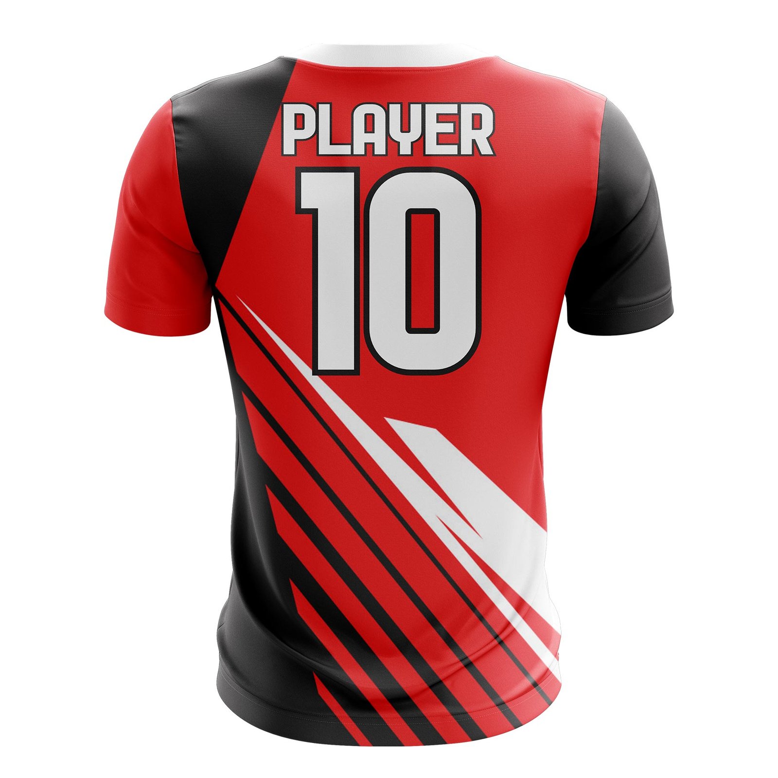 Red Slash Combat Sports T-Shirt - Image 2
