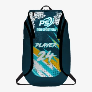 Custom Teal & Gold “Shatter Effect” Performance Athletic Backpack