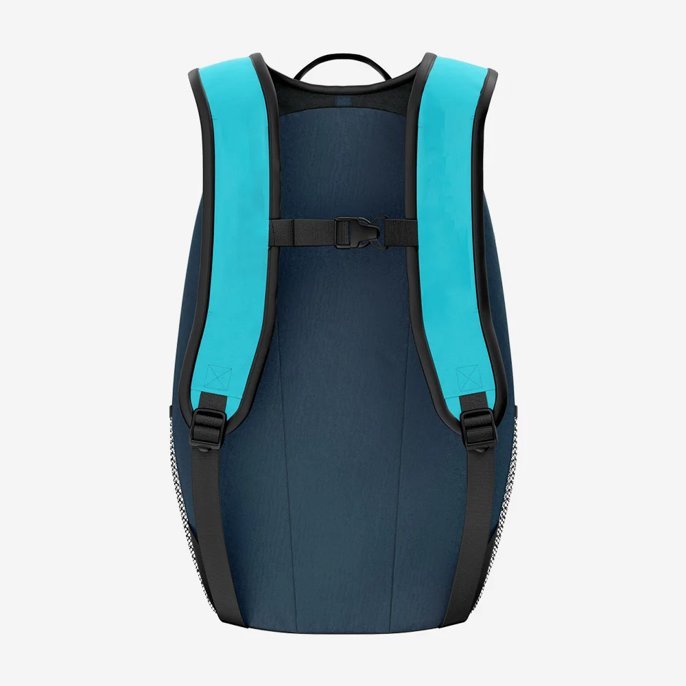 Custom Teal & Gold “Shatter Effect” Performance Athletic Backpack - Image 2