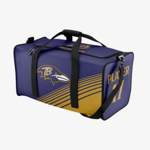 Custom “Midnight Raven” Performance Sports Duffel Bag
