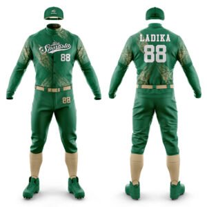 Green Baseball Uniform – Custom Team Jersey & Pants