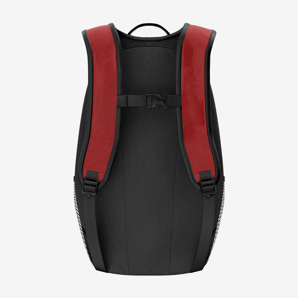 Custom Red & Black “Talon Rip” Performance Athletic Backpack - Image 2