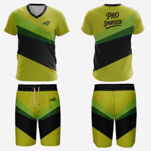 Custom Striped Performance Short Set
