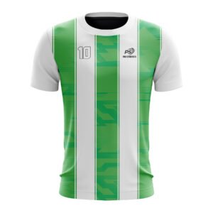 Green Vertical Stripe Performance T-Shirt