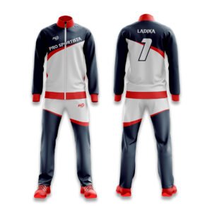 Navy, White & Red Sublimated Warmup Set – Classic Team Style