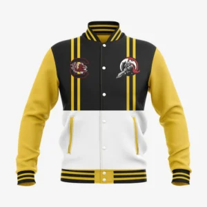 Custom Black & Gold “Legion Strike” Performance Letterman Jacket