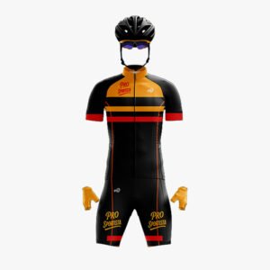 Custom Black, Orange & Red “Pro Sportista” Sublimated Performance Suit