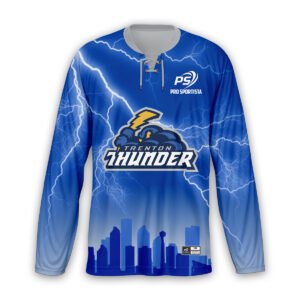 Blue Ice Hockey Jersey – Thunder City Edition