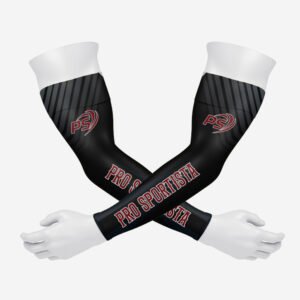 Custom Red & Black “Chevron” Performance Arm Sleeves
