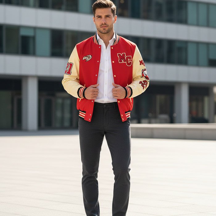 Custom Varsity Letterman Jacket - Image 2