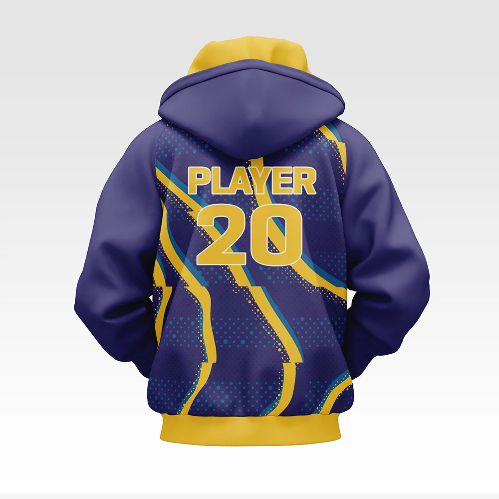 Custom Sublimated Vikings Team Hoodie - Image 2