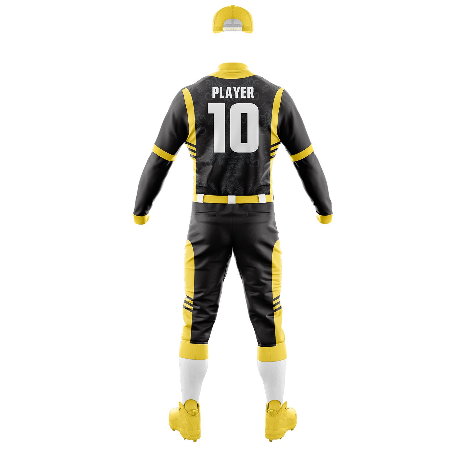 Black & Yellow Baseball Uniform – Pro Sportista Champion Set - Image 3