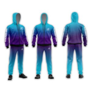 Purple & Blue Custom Sublimated Warmup Set – Gradient Style