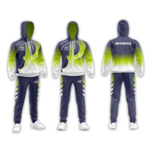 Neon Green & Navy Sublimated Warmup Set – Performance Series