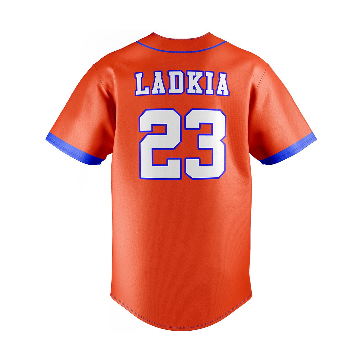 Orange Custom Baseball Jersey – Team Edition - Image 3