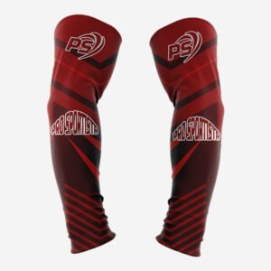 Custom Red & Black Performance Arm Sleeves
