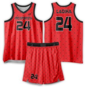 Red Basketball Uniform – Bold Performance Edition