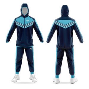Teal & Navy Full Zip Sublimated Windbreaker Set