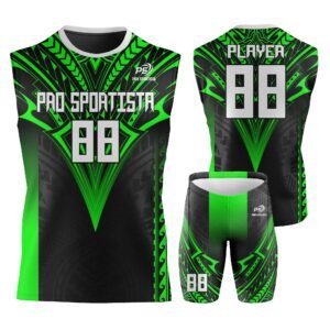 Green & Black Custom Flag Football Uniform – Pro Sportista