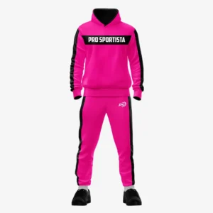Custom Pink & Black Performance Tracksuit
