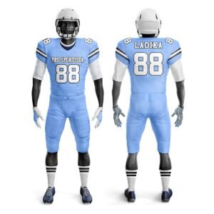 American Football Uniform – Sky Blue & White