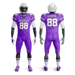 American Football Uniform – Purple & White