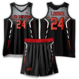 Black & Grey Basketball Uniform – Urban Striker Edition