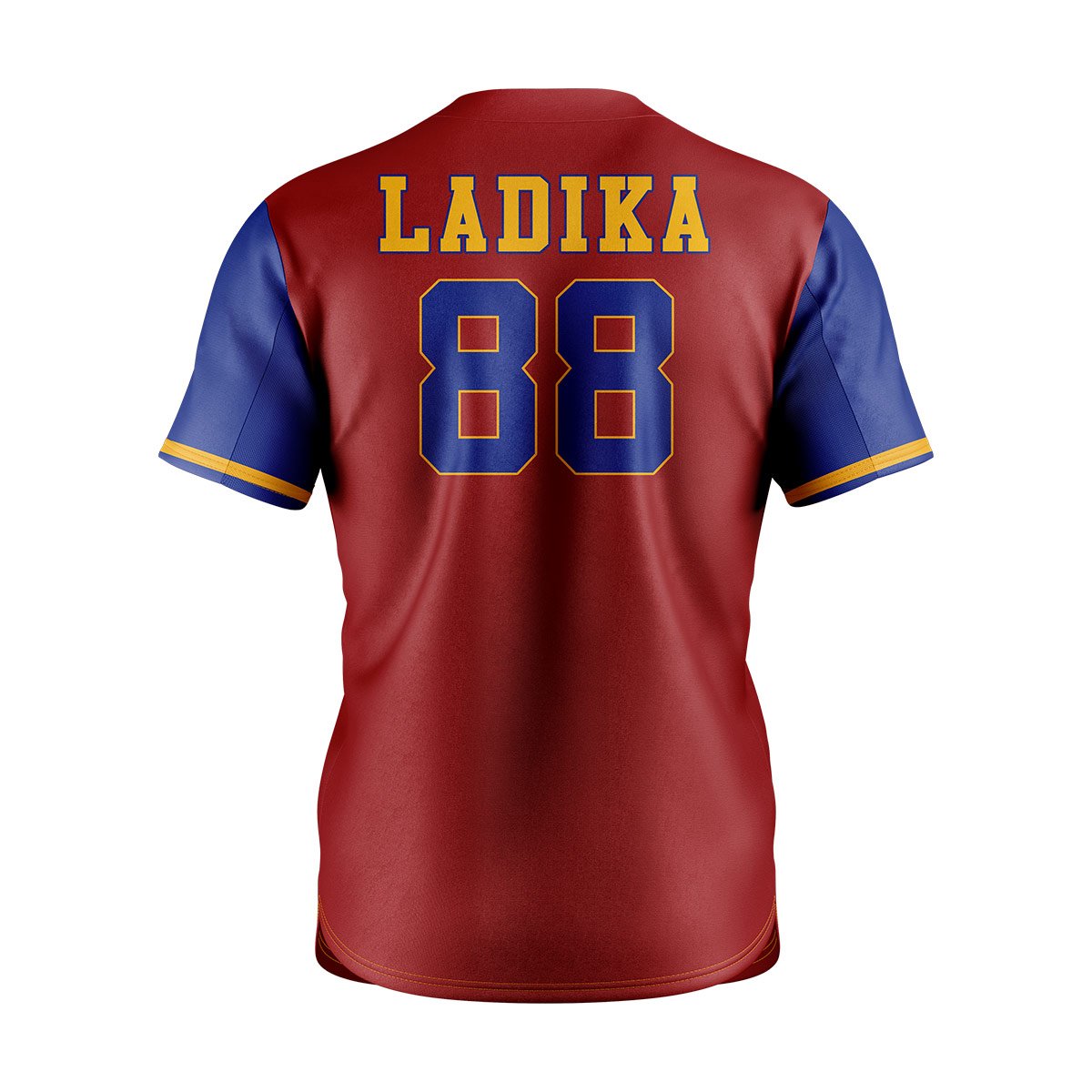Red & Blue Baseball Jersey – Pro Custom Edition - Image 3