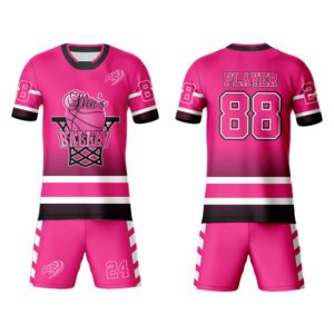 Pink Lightning Pro Ball Hockey Set