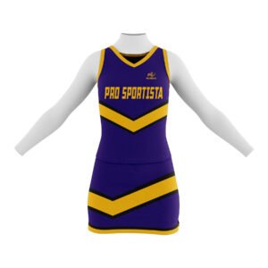 Purple Cheerleading Single Frock – Champion Style Edition