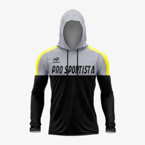 Custom Tri-Tone Performance Long-Sleeve Hoodie