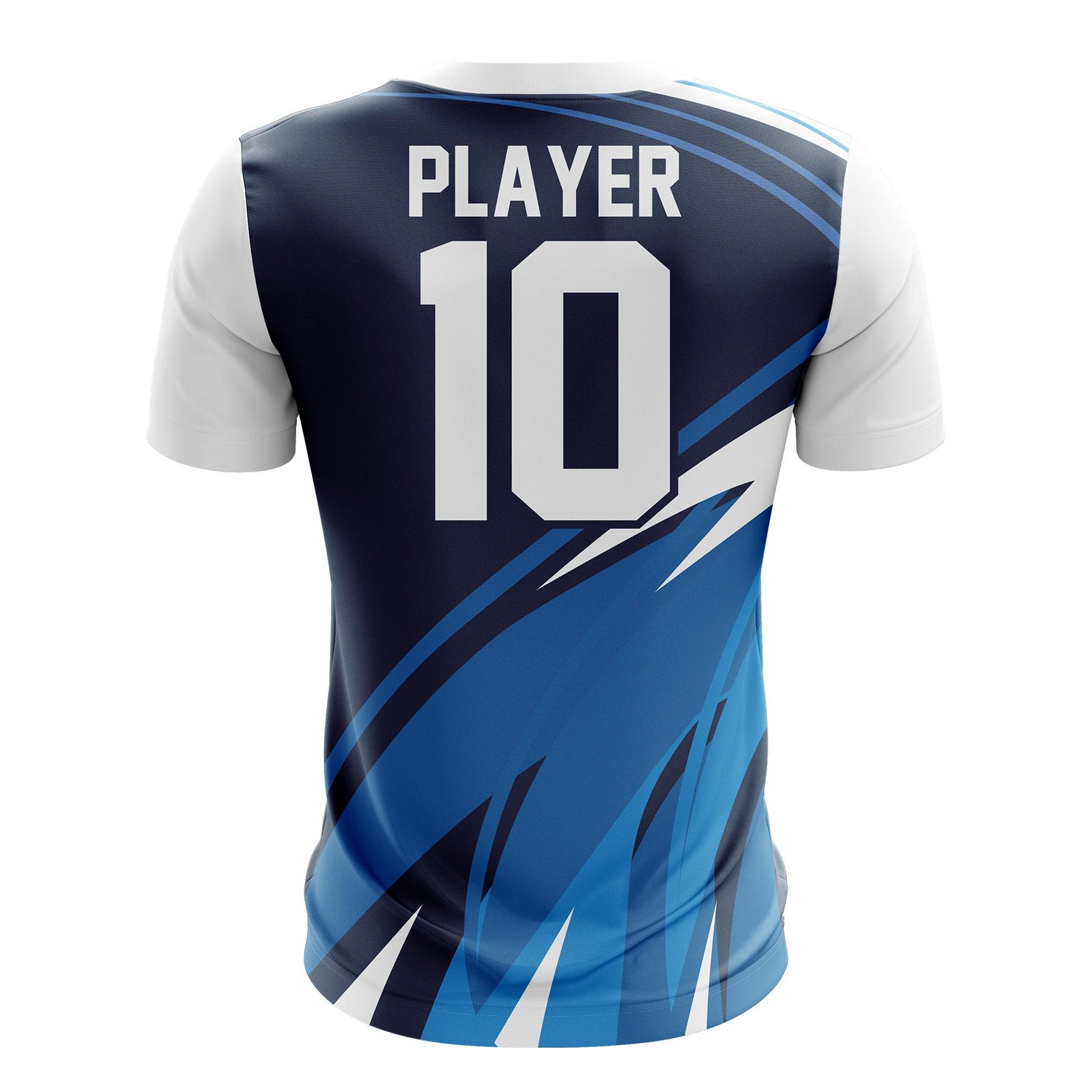 Sky Blue Dynamic Motion Sports T-Shirt - Image 2