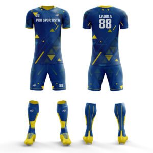 Navy & Yellow Star Graphic Soccer Kit – PRO Sportista