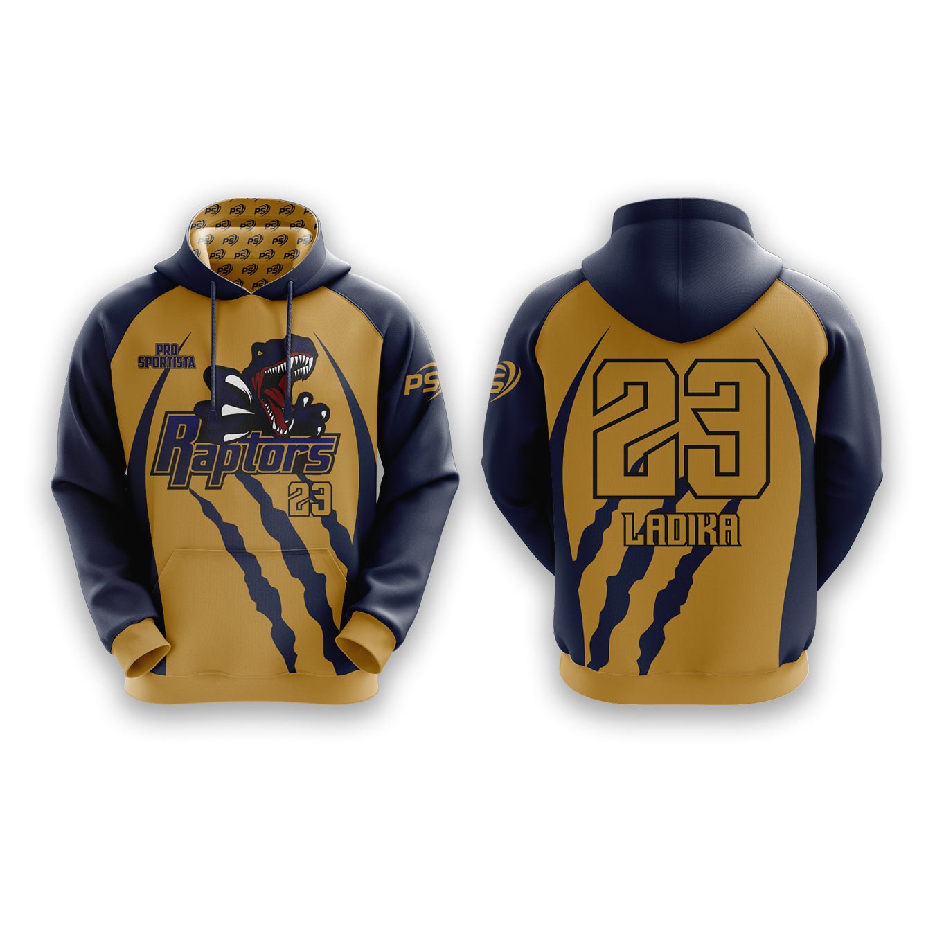Raptors Custom Sublimated Hoodie - Image 3