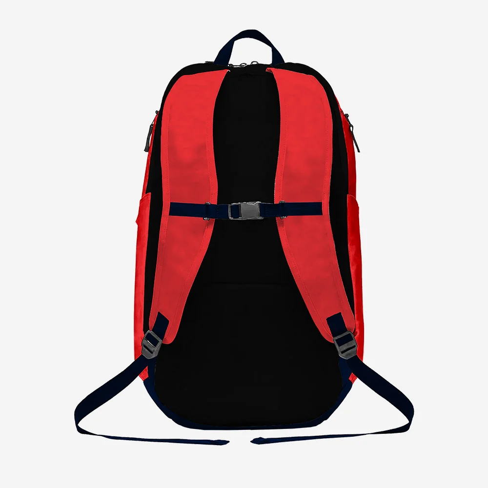 Custom Red & Black “Dynamic Stripe” Performance Athletic Backpack - Image 2