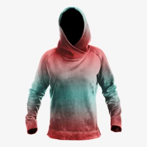 Custom Ombré Gradient Technical Hoodie