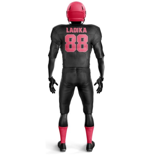 American Football Uniform – Black & Pink - Image 3