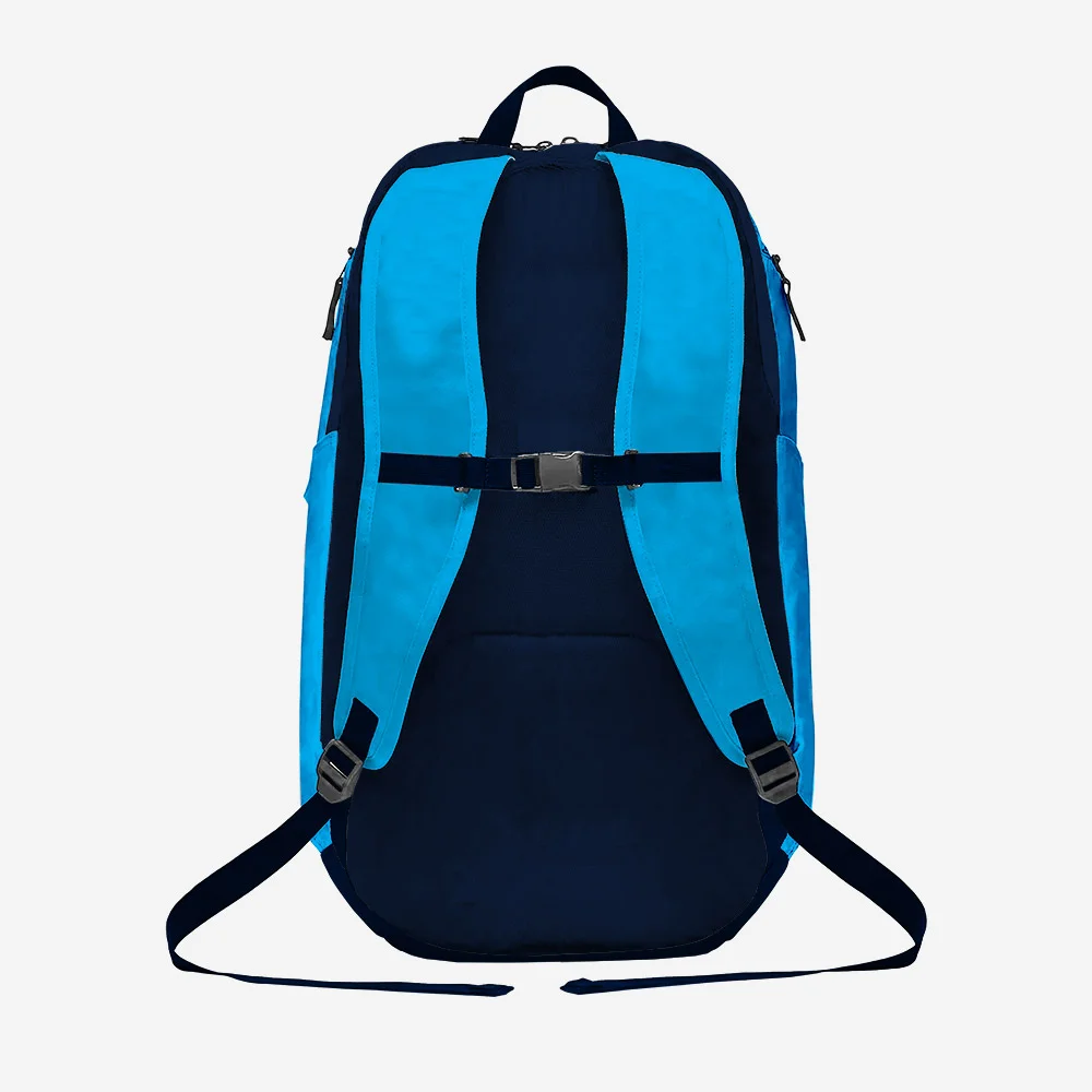 Custom Cyan & Black “Vertical Grid” Performance Athletic Backpack - Image 2