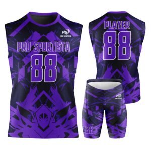 Purple Camo Flag Football Uniform – Custom Jersey Set