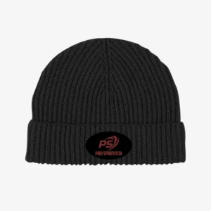 Custom Black Performance Knit Beanie