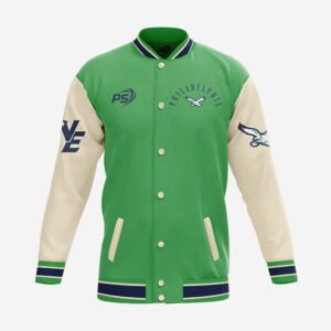 Custom Green & Cream Philadelphia Varsity Jacket