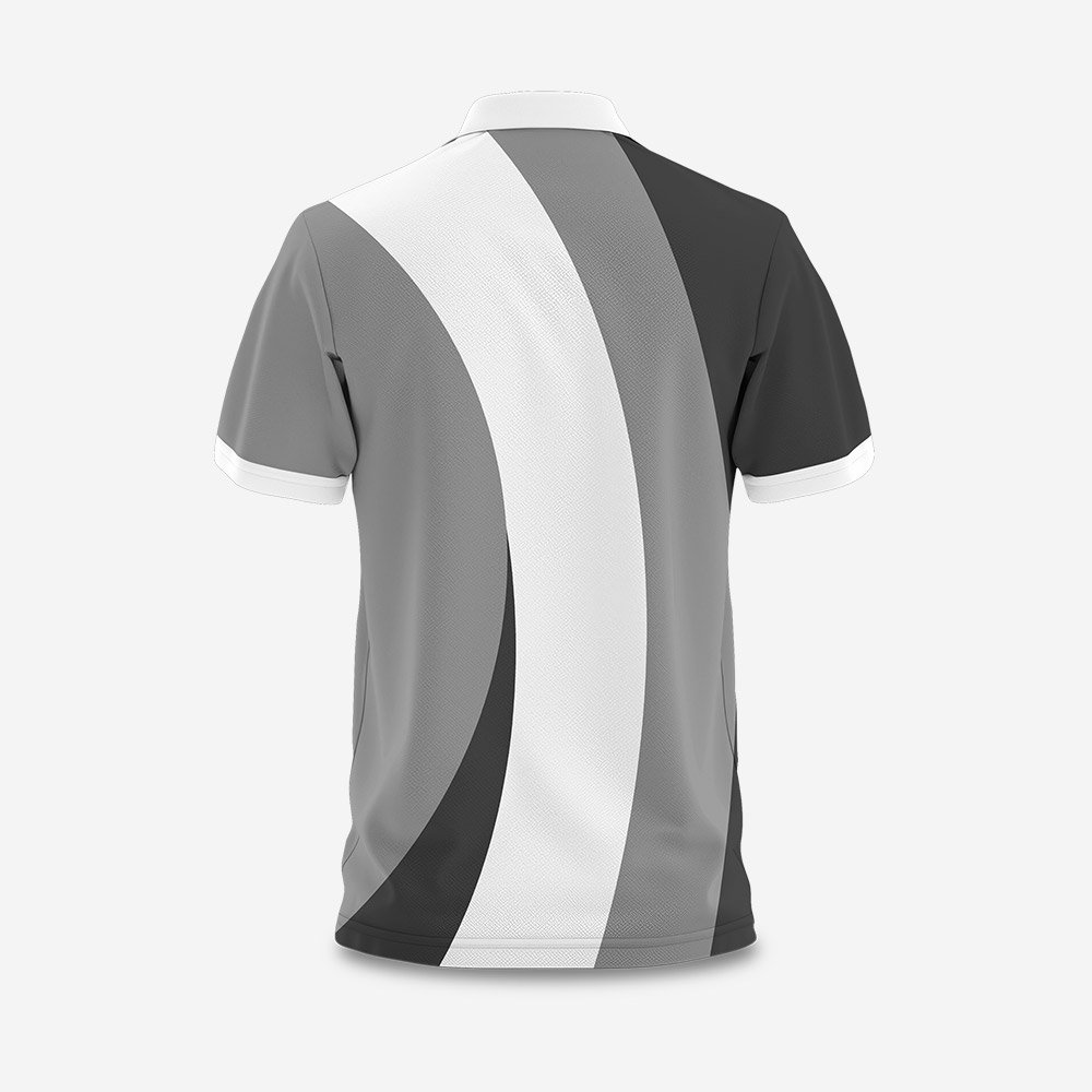 Custom Monochromatic Curved Performance Polo - Image 2